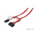CABLE SATA + MOLEX MINI SATA