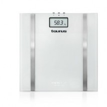 BASCULA PERSONAL TAURUS SINCRO GLASS 990537 / 150 KG/ 10 MEMORIAS