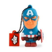 MEMORIA USB TRIBE 8GB MARVEL CAPITAN