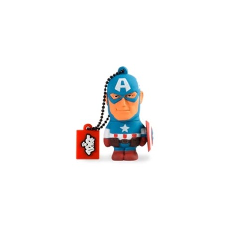 MEMORIA USB TRIBE 8GB MARVEL CAPITAN