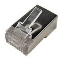 CONECTOR RJ45 DOBLE BLINDAJE CATEGORIA 6