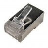 CONECTOR RJ45 DOBLE BLINDAJE CATEGORIA 6