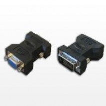 ADAPTADOR DVI-D (MACHO 24+1) VGA (HEMBRA)