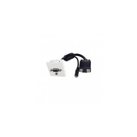 PLACA PARED CAJETIN VGA + AUDIO