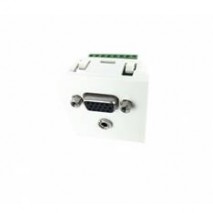 PLACA PARED CAJETIN VGA + AUDIO