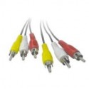 CABLE AUDIO Y VIDEO 3 X