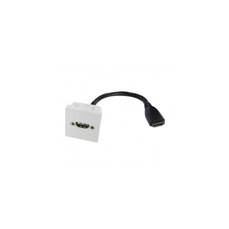 PLACA PARED CAJETIN HDMI 45X45 HEMBRA