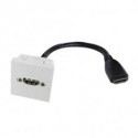 PLACA PARED CAJETIN HDMI 45X45 HEMBRA