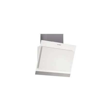 CAMPANA PARED ELECTRONICA BOSCH DWK06G620 INCLINADA CRISTAL BLANCO, 0.6m, 660 M3/H, TOUCH CONTROL, A