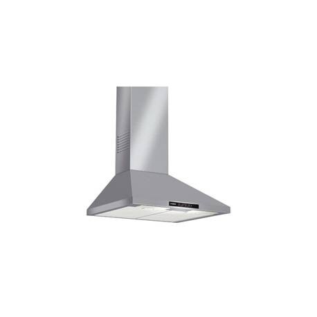 CAMPANA PARED MECANICA BOSCH DWW06W850 PARED PIRAMIDAL ACERO INOX, 0.6m, 760 M3/H, FILTROS DE ALUMIN