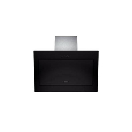 CAMPANA PARED ELECTRONICA SIEMENS LC86KA670 INCLINADA CRISTAL NEGRO, 0.8m, 660 M3/H, TOUCH CONTROL,