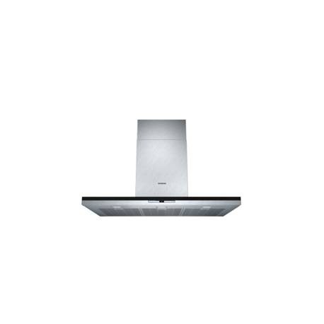 CAMPANA PARED ELECTRONICA SIEMENS LC91BE552 CAJA DELGADA NEGRA ACERO INOX, 0.9m, 1000 M3/H, IQDRIVE