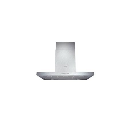CAMPANA ISLA BOX SLIM SIEMENS LF97BB532 90 Acm, ACERO, REDUCCION DE RUIDO