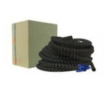 CUBRECABLES 25MM ROLLO DE 25 METROS NEGRO