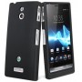 Funda trasera  silicona negra Sony Ericsson Xperia P LT221I