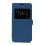 Funda tipo libro con ventana BQ Aquaris E 4,5 azul