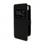 Funda tipo libro con ventana BQ Aquaris E 4,5 negra
