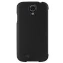 Carcasa negra Samsung I9500 Galaxy S4  goma + protector pantalla