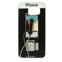 Carcasa vintage cabine telephone samsung galaxy  S6 Moxie