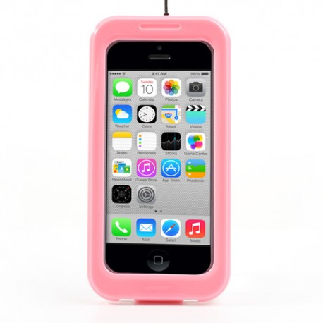 Carcasa estanca iPhone 5c / 5s / 4 / 4s rosa