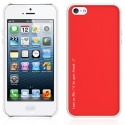 Carcasa Araree iPhone 5 / 5s modelo amy trasera roja bumper blanco trasera extra blanca incluye prot