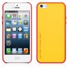 Carcasa Araree iPhone 5 / 5s modelo amy trasera naranja mango bumper rojo trasera extra roja incluye