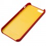 Carcasa Araree iPhone 5 / 5s modelo amy trasera naranja mango bumper rojo trasera extra roja incluye