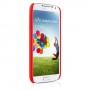 Carcasa Araree Samsung Galaxy S4 modelo aero barcelona roja ultrafina con protector de pantalla