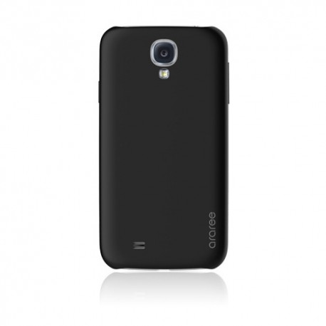 Carcasa Araree Samsung S4 modelo aero praha negra ultrafina con protector de pantalla