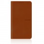 Funda Samsung Galaxy Note 3 Slim diary de piel marron con tapa trasera