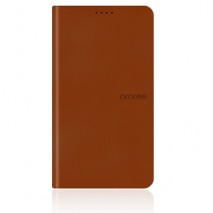 Funda Samsung Galaxy Note 3 Slim diary de piel marron con tapa trasera