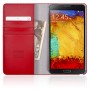 Funda Araree Samsung Galaxy Note 3 slim diary de piel granate con tapa trasera
