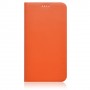 Funda Samsung Galaxy S5 G900 modelo slim diary de piel naranja con tapa trasera