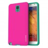 Carcasa Samsung Galaxy Note 3 modelo amy rosa y verde