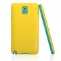 Carcasa Samsung Note 3 modelo amy amarilla y verde