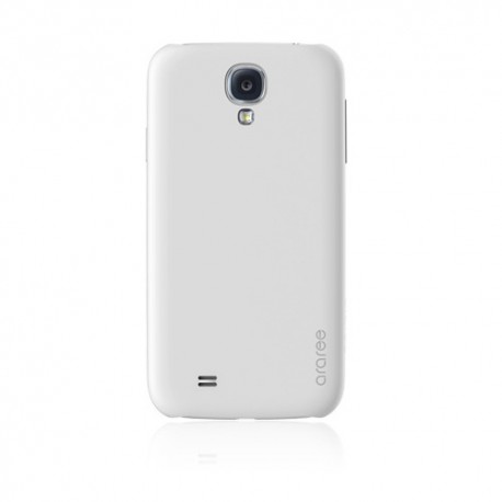 Carcasa Araree Samsung S4 modelo aero sapporo blanca ultrafina con protector de pantalla