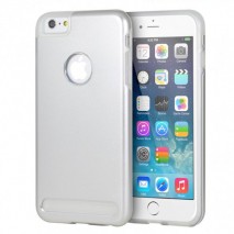 Carcasa Aluminio Colección Laska Iphone 6 Plus Plateado/Blanco G-Case