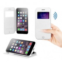 Funda Solapa con Ventana Colección Sense Iphone 6 Blanco G-Case