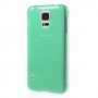 Funda tpu tipo libro Samsung Galaxy S5 G900 verde transparente