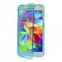 Funda tpu tipo libro Samsung Galaxy S5  G900 azul transparente