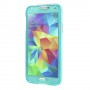 Funda tpu tipo libro Samsung Galaxy S5  G900 azul transparente