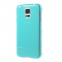 Funda tpu tipo libro Samsung Galaxy S5  G900 azul transparente
