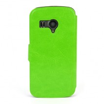 Funda  tipo libro para  Ibold B IBSD40  con cierrre magnetico verde