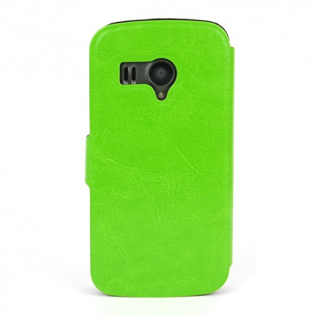 Funda  tipo libro para  Ibold B IBSD40  con cierrre magnetico verde