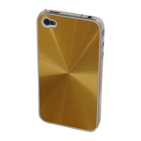 Carcasa Mooster trasera aluminio dorada iPhone 4