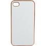 Carcasa trasera Mooster iPhone 4 blanca y dorada