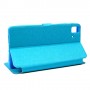 Funda  tipo libro con ventana BQ Aquaris E5 azul