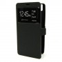 Funda tipo libro con ventana BQ Aquaris E 5 negro