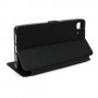 Funda tipo libro con ventana BQ Aquaris E 5 negro