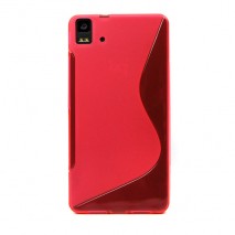 Funda tpu  BQ Aquaris E5 rosa